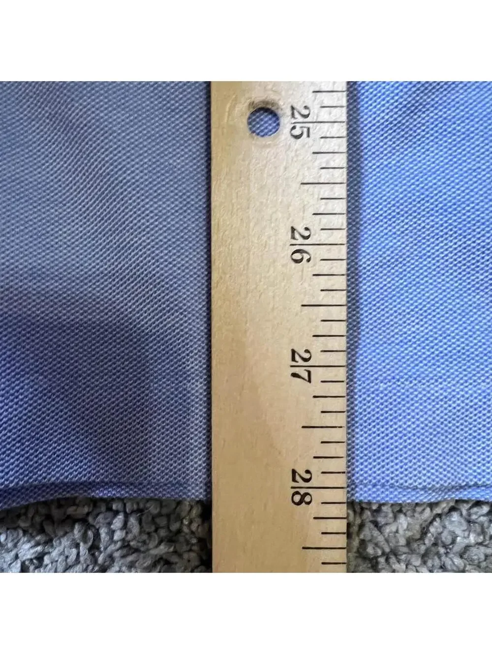 Ralph Lauren Men's Knit Oxford Light Blue Polo Shirt size XL